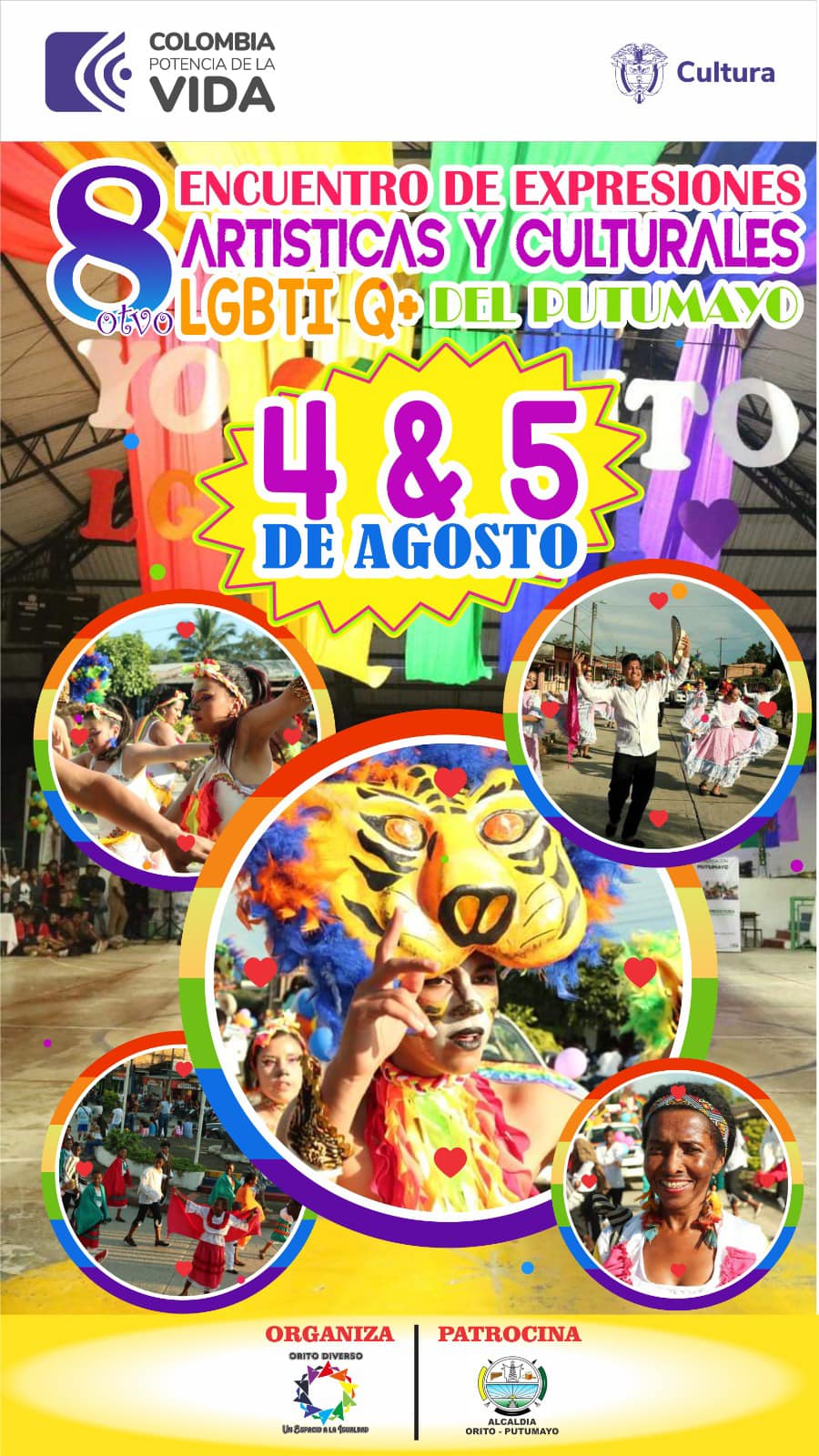 8º Festival Encuentro de Expresiones Artísticas y Culturales LGBTIQ+ del Putumayo · Orito 2023