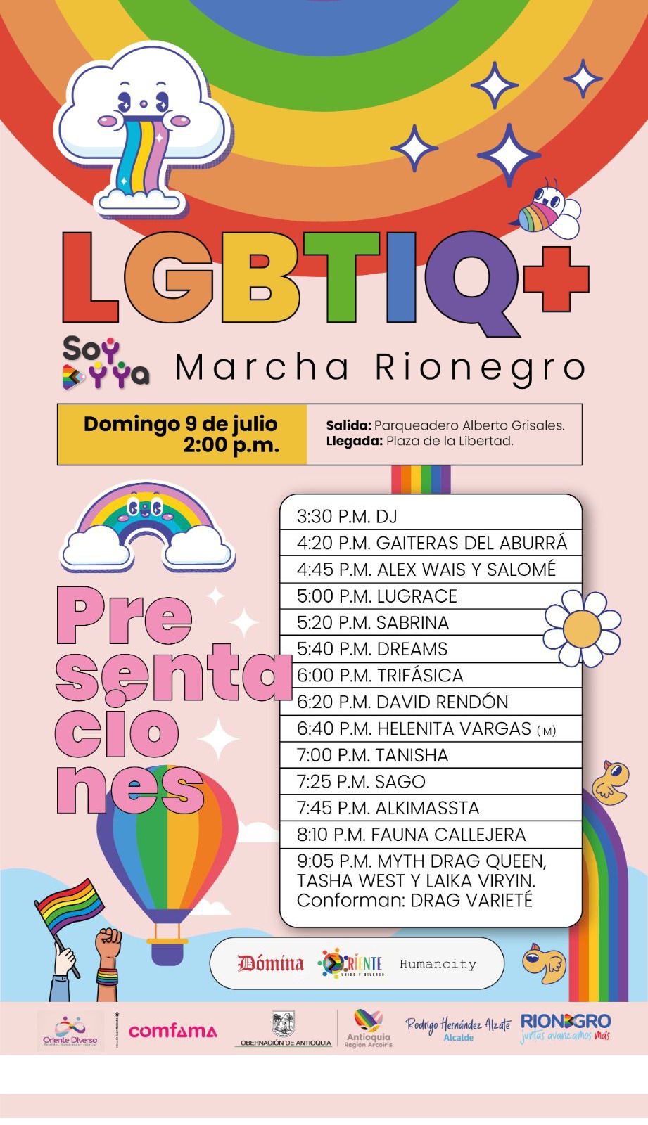  Marcha LGBTIQ+H Rionegro 2023 Oriente Florece
