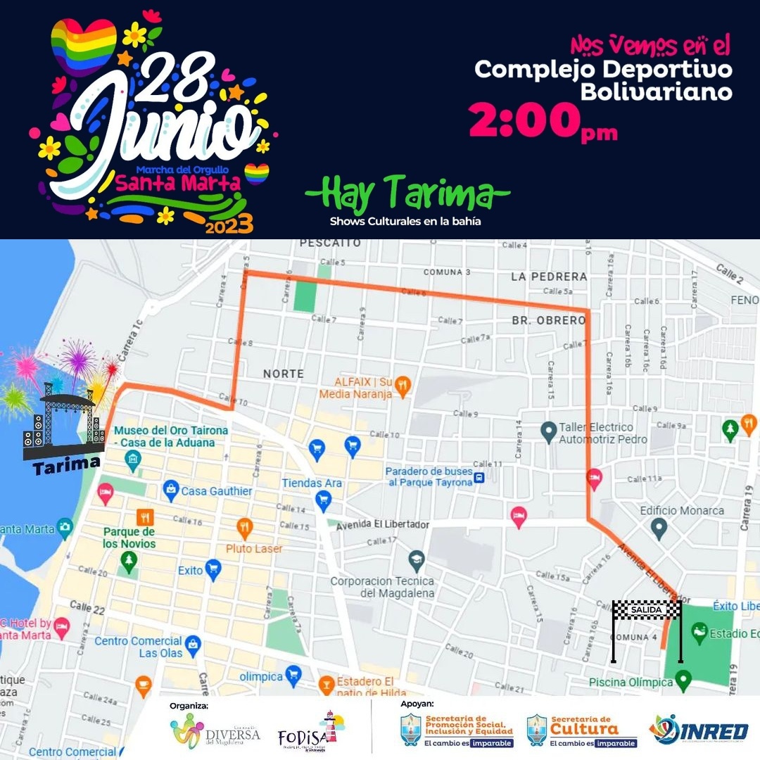 Marcha del Orgullo Diverso 2023 Santa Marta