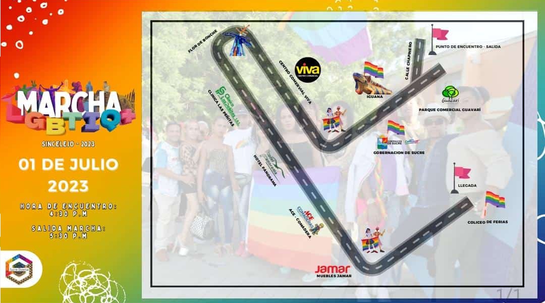 Marcha LGBTIQ+ Sincelejo 2023