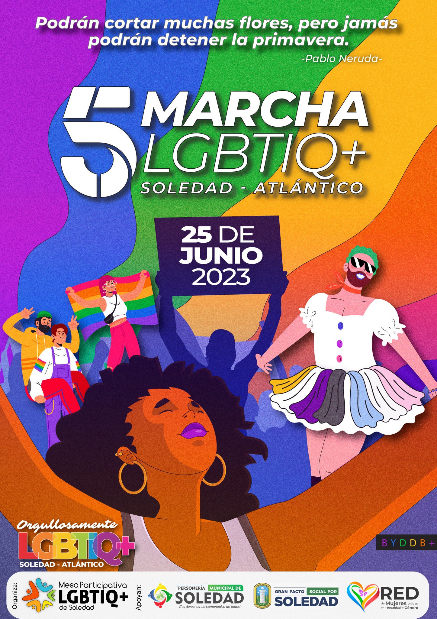 5ª Marcha LGBTIQ+ Soledad 2023