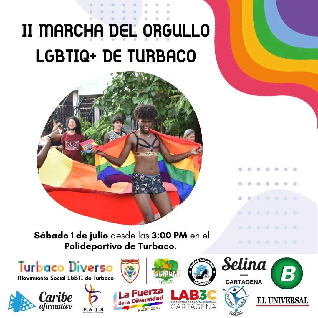 2ª Marcha Del Orgullo LGBTIQ+ De Turbaco 2023