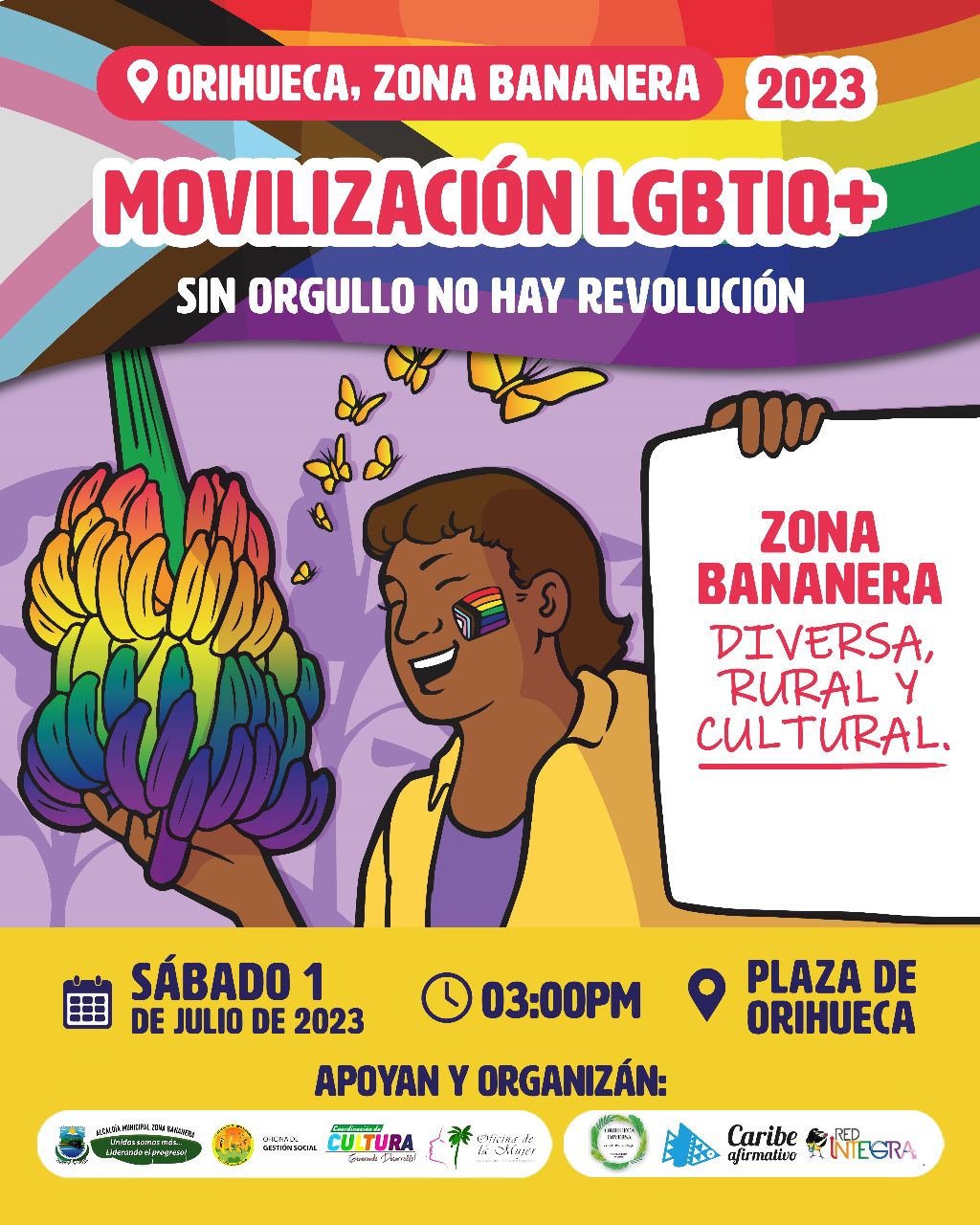 Movilización LGBTIQ+ Zona Bananera 2023