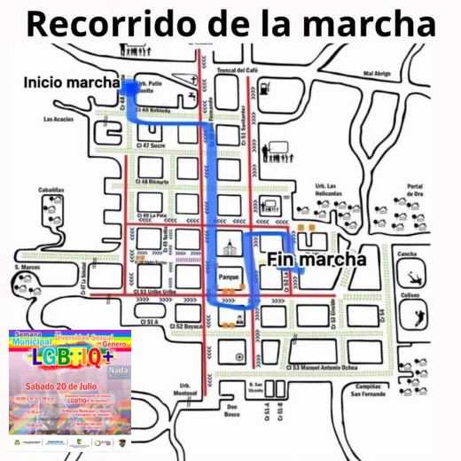4ª Marcha Municipal y la 1ª Subregional LGBTIQ+ Amagá 2024