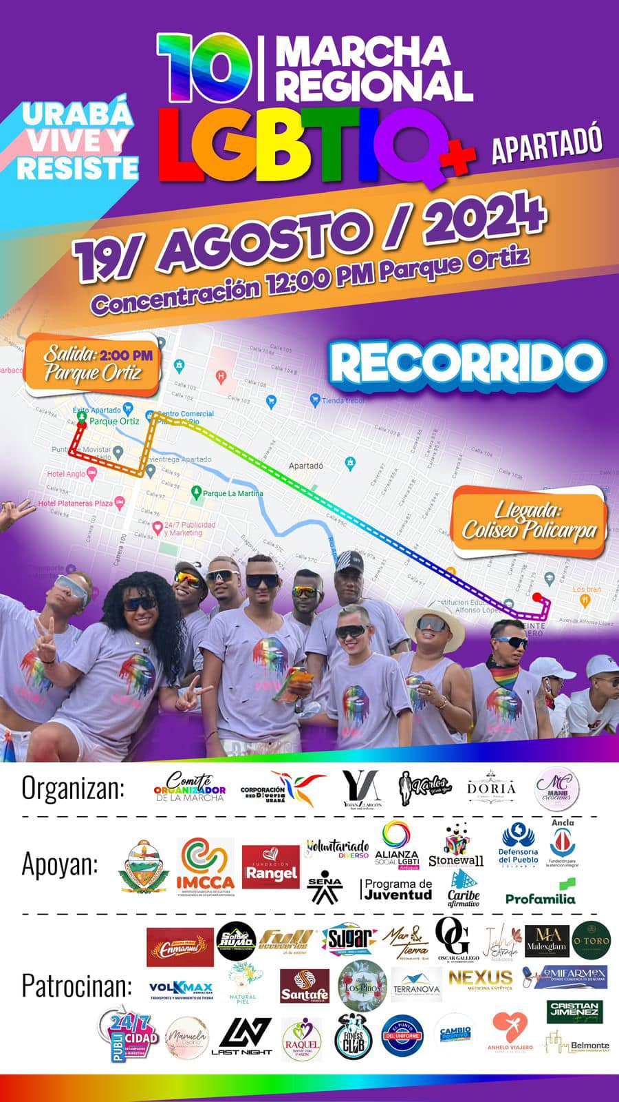 10 Marcha Regional LGTBIQ+ Apartad 2024