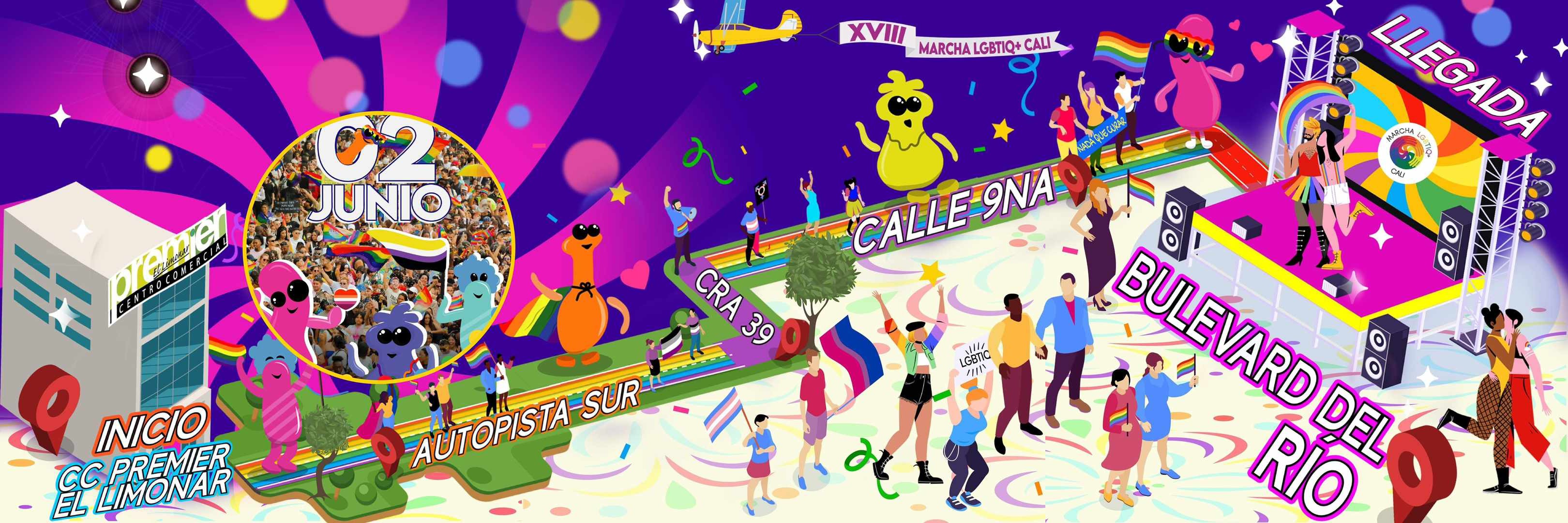 18 Marcha LGBTIQ+ Cali 2024