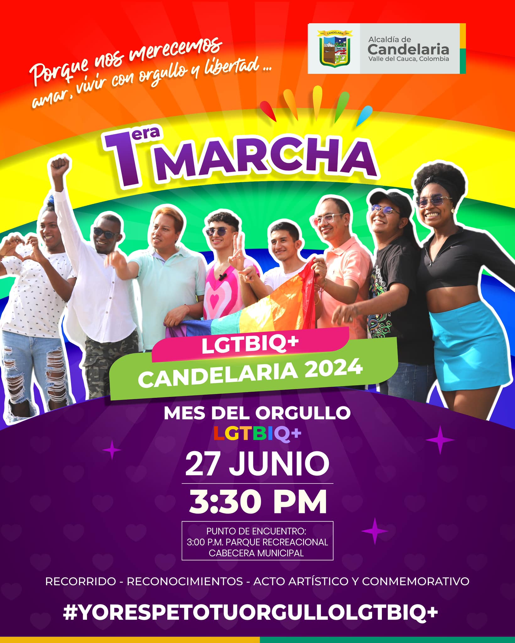 1ª Marcha LGBTIQ+ Candelaria 2024