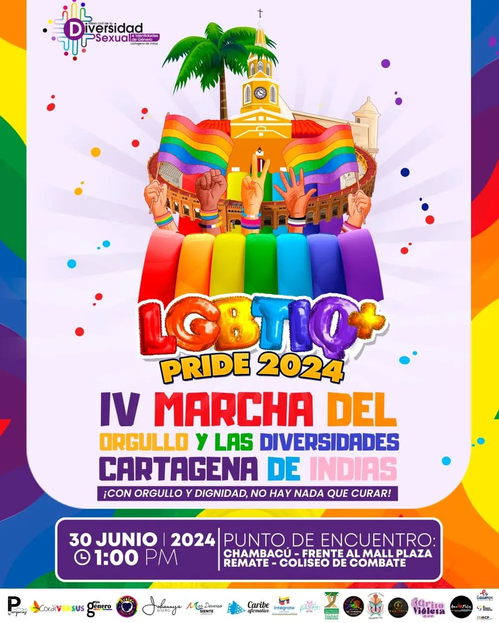 4ª Marcha Del Orgullo LGBTIQ+ Cartagena 2024