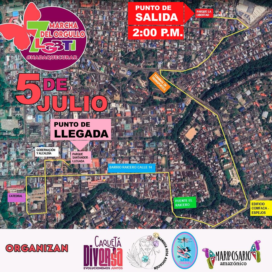 7 Marcha Del Orgullo LGBTI  Florencia 2024