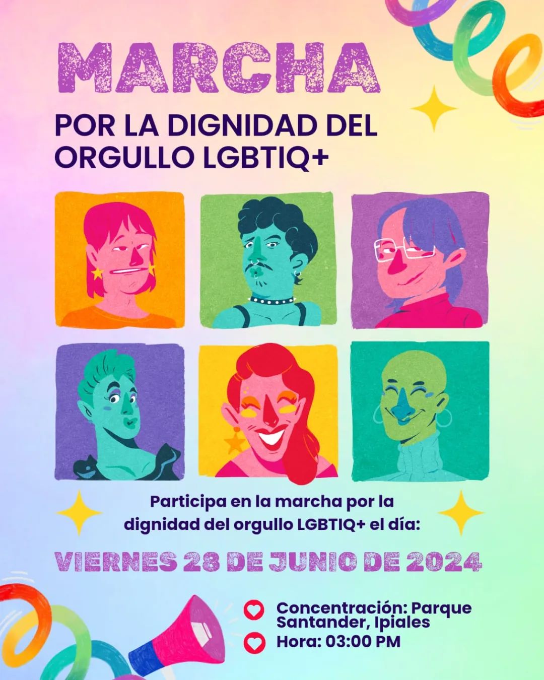 4 Marcha por la Dignidad del Orgullo LGBTIQ+ Ipiales 2024