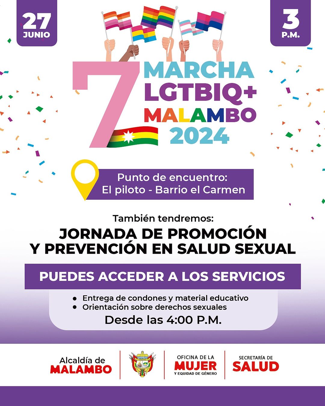 7ª Marcha del Orgullo LGBTIQ+ Malambo 2024