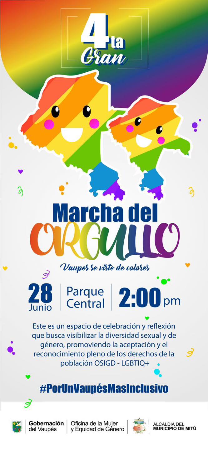 4 Gran Marcha Del Orgullo LGBTQ+ Vaupes 2024