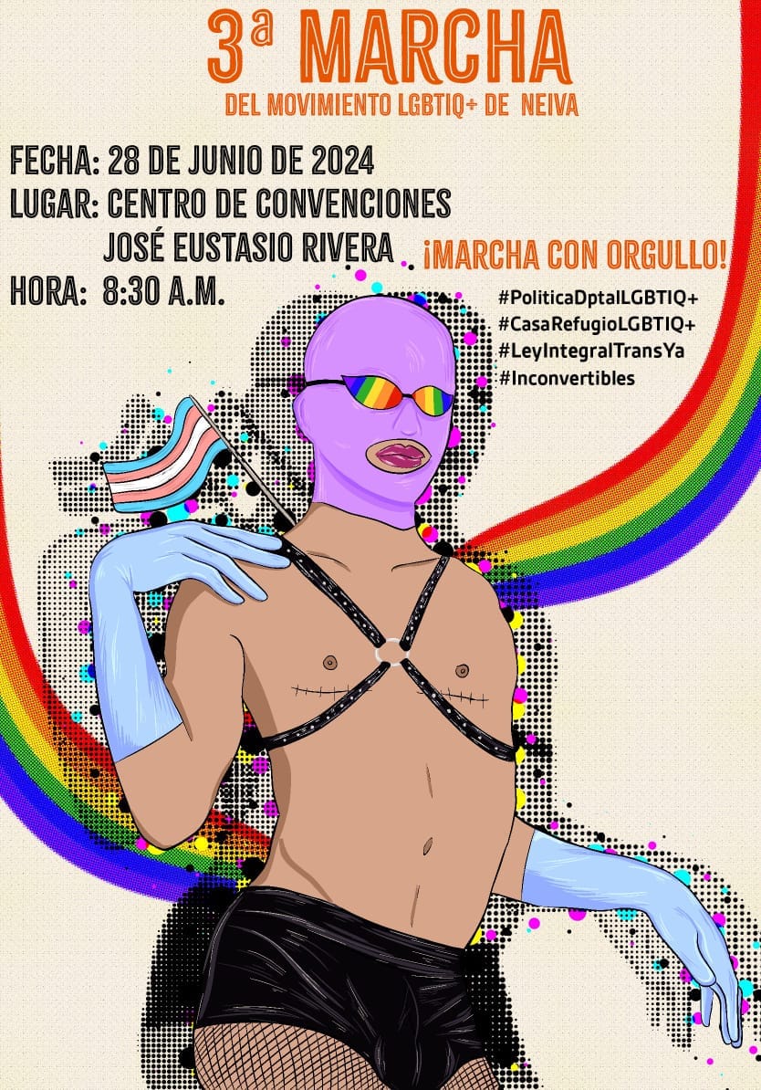 3ª Marcha Del Movimiento LGBTIQ+ Neiva 2024