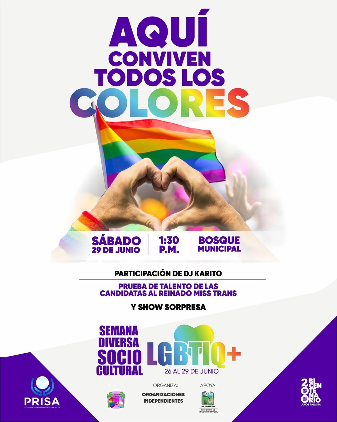Marcha Del Orgullo LGBTIQ+ Palmira 2024
