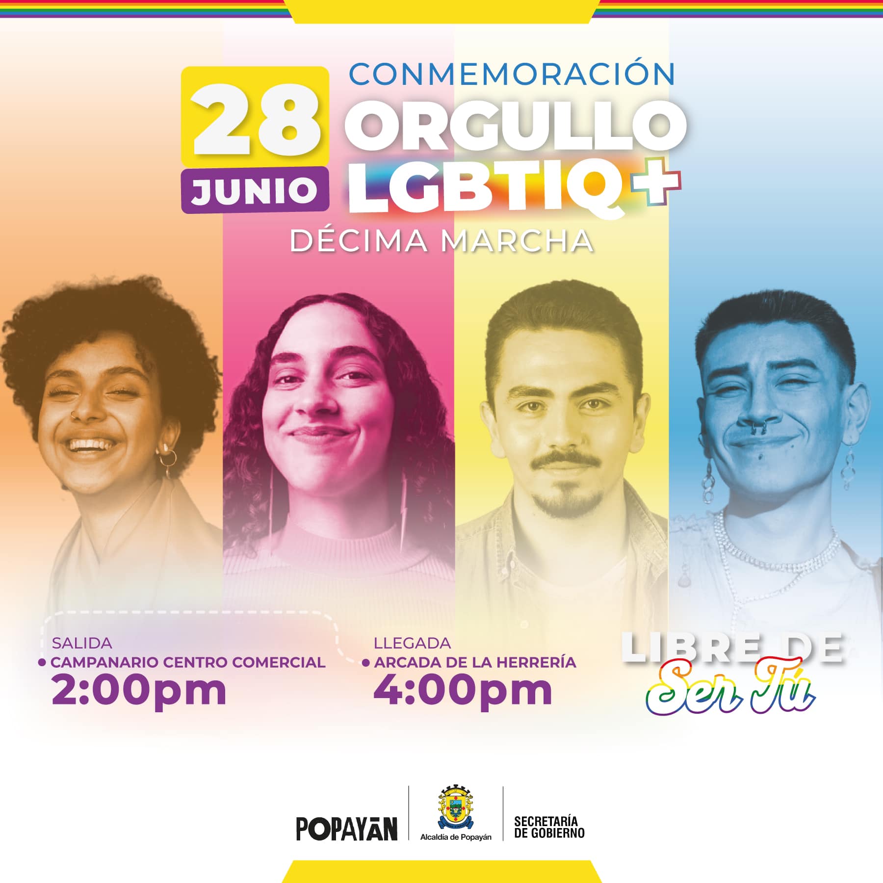 10ª Marcha Del Orgullo LGBTIQ+ Popayan 2024