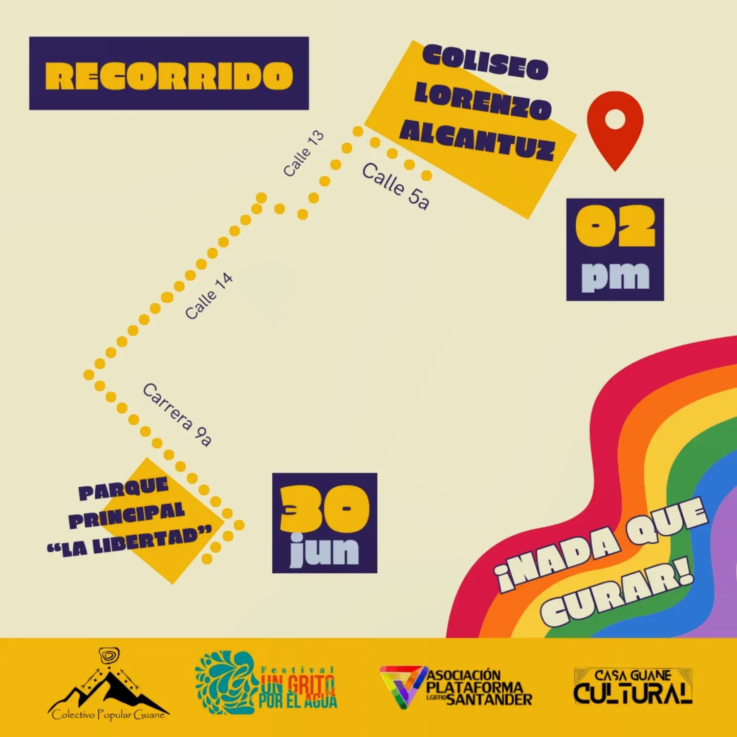 Desfile Por El Respeto Conmemoracion Pride San Gil 2024