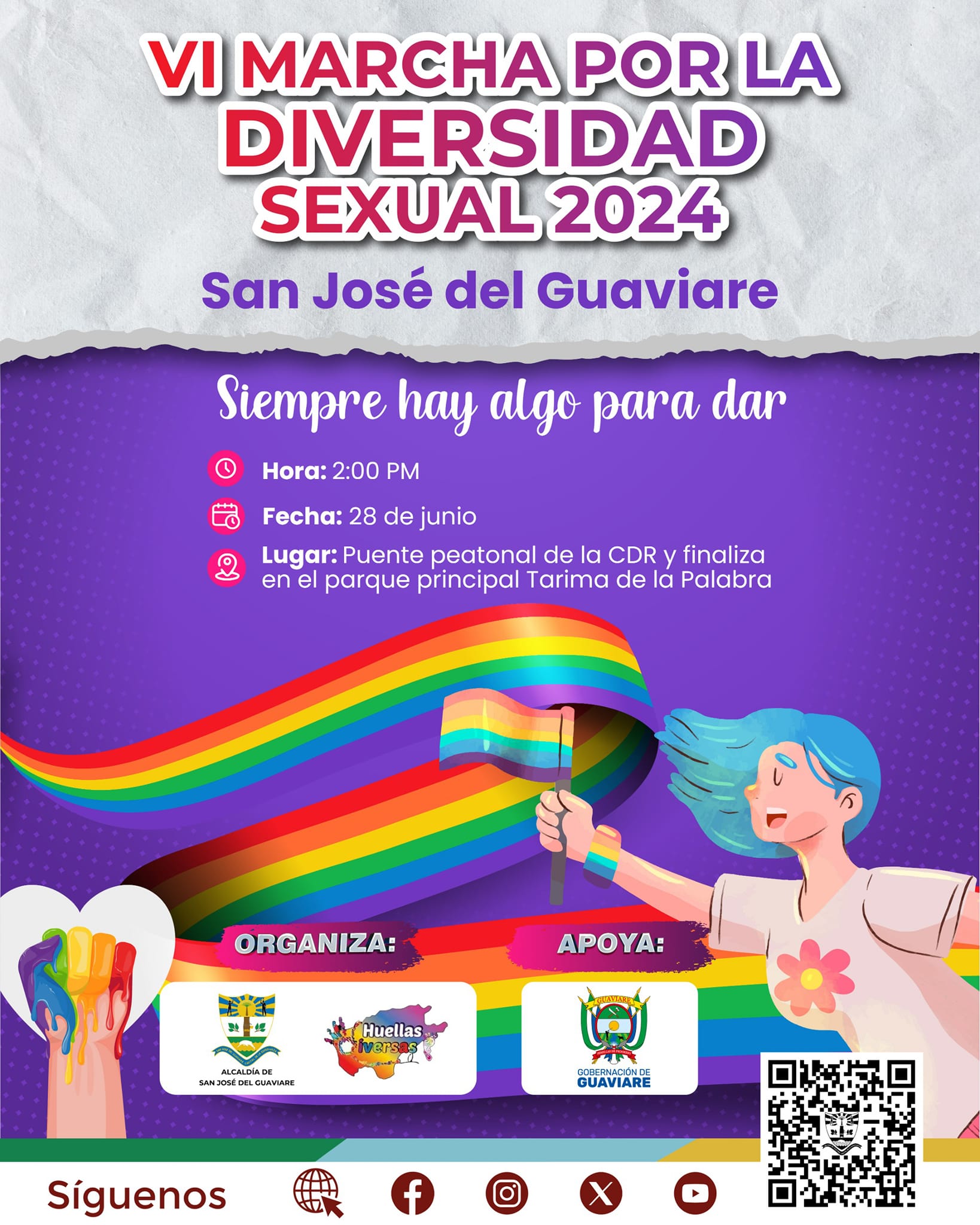 6ª Marcha Por La Diversidad Sexual - San José Del Guaviare 2024