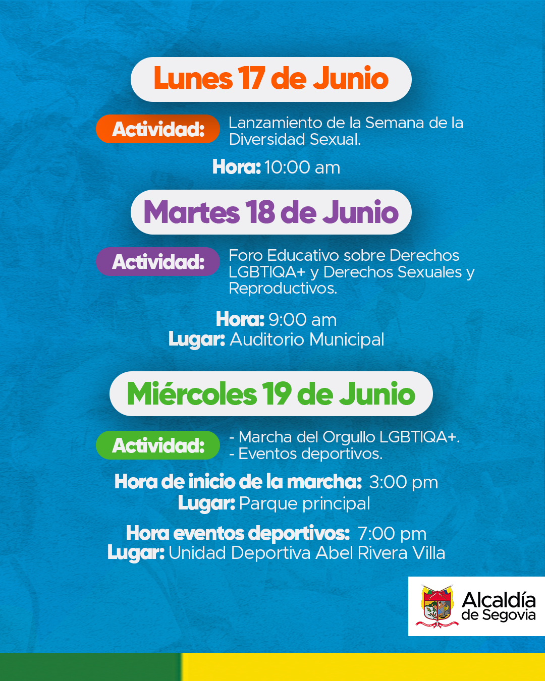 Marcha del Orgullo LGBTIQA+ Segovia 2024
