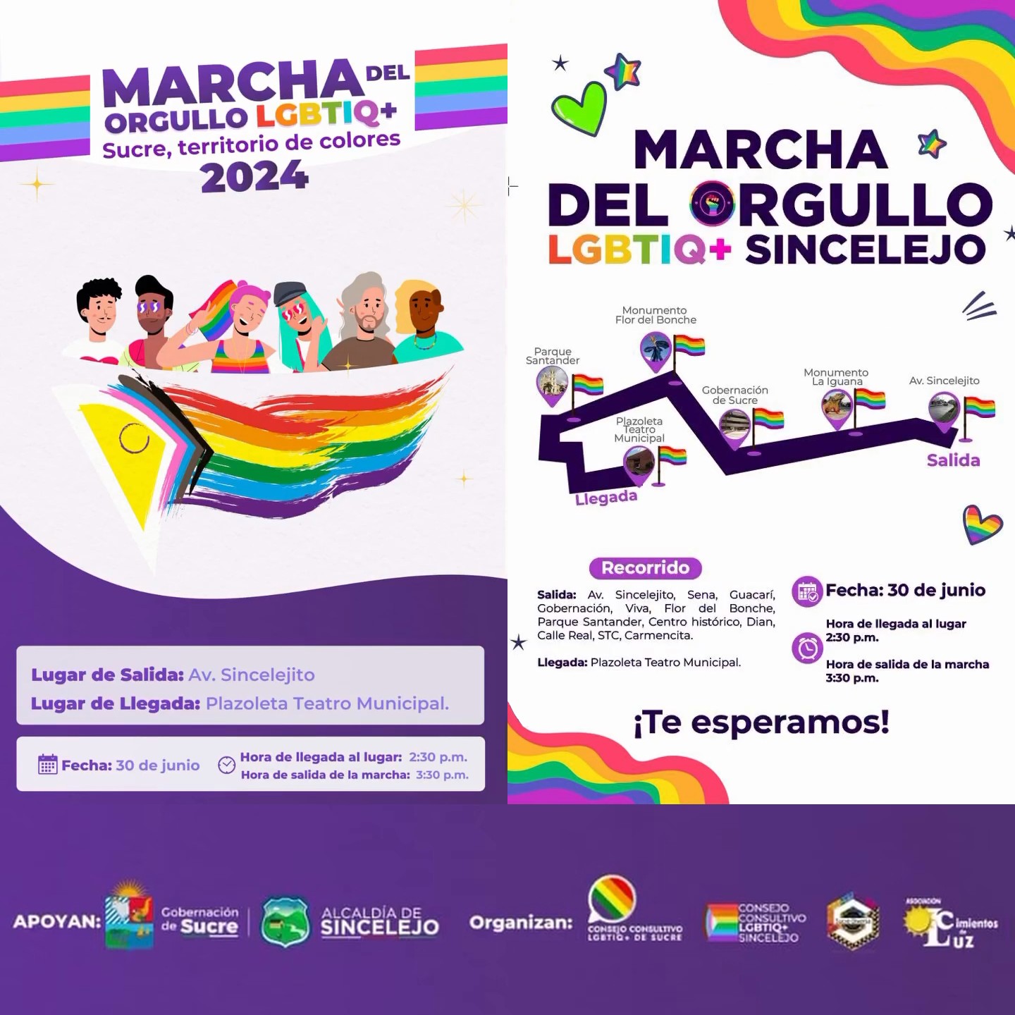 8ª Marcha Del Orgullo LGBTIQ+ Sincelejo 2024