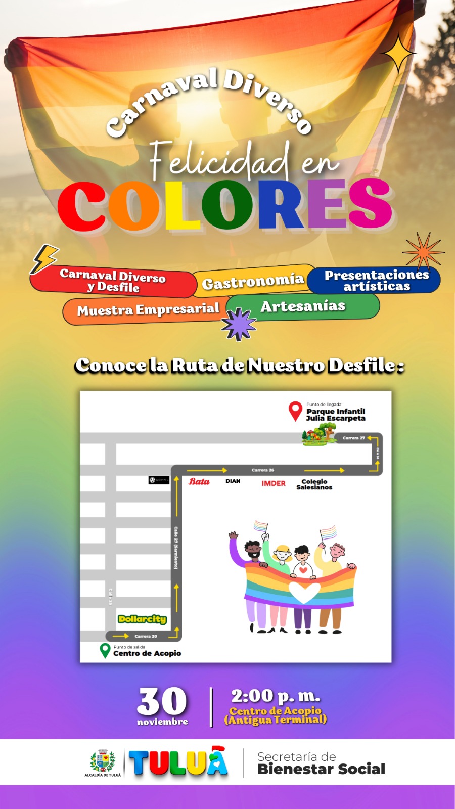 Carnaval Diverso, Festival de Colores! Tulu 2024