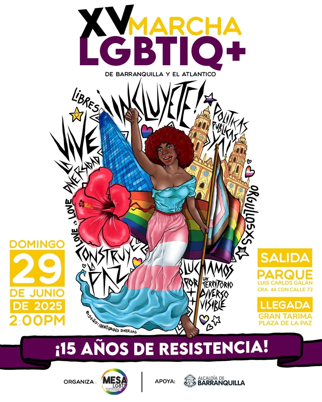 15ª Marcha LGBTQ+ De Barranquilla Y El Atlantico