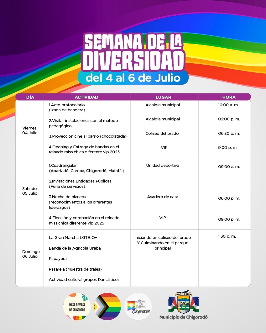 Gran Marcha Del Orgullo LGBTIQ+ Chigorodó 2025