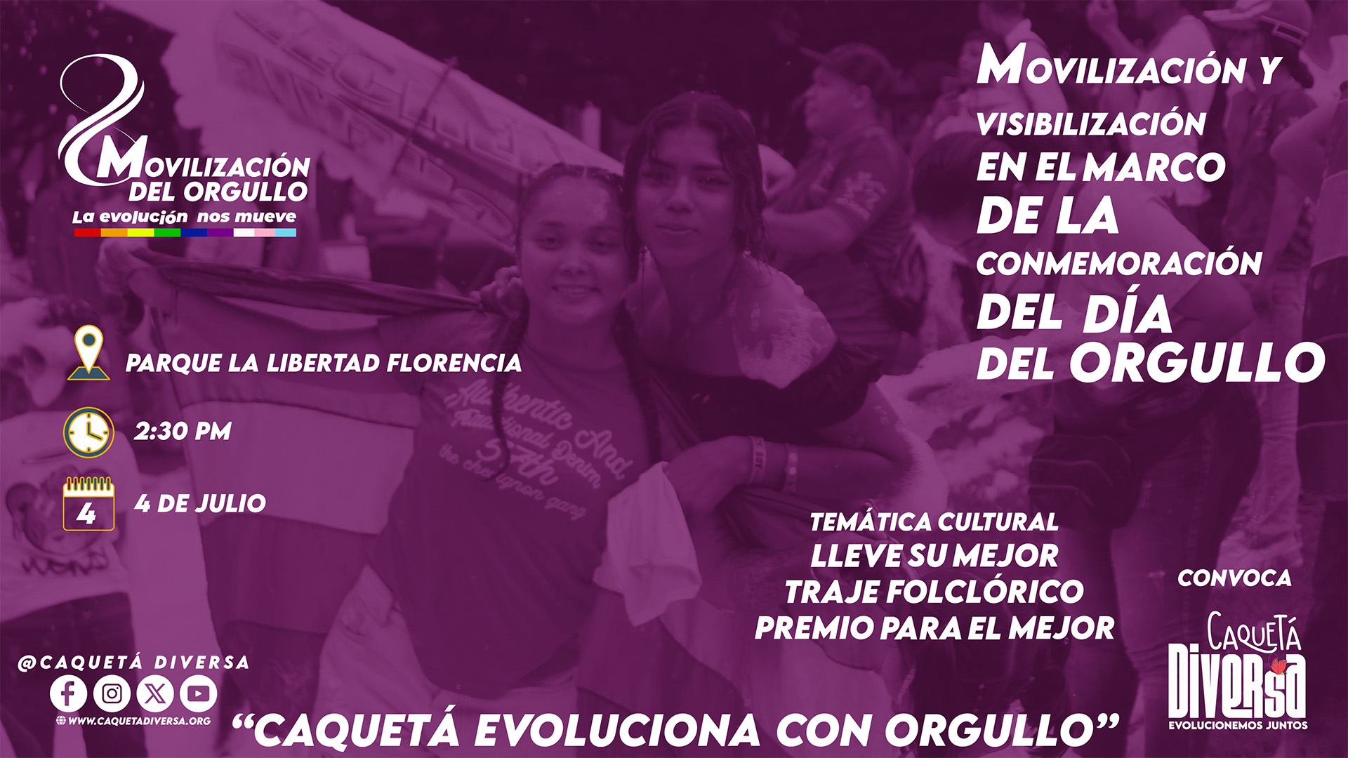 8 Marcha Del Orgullo LGBTI  Florencia 2025