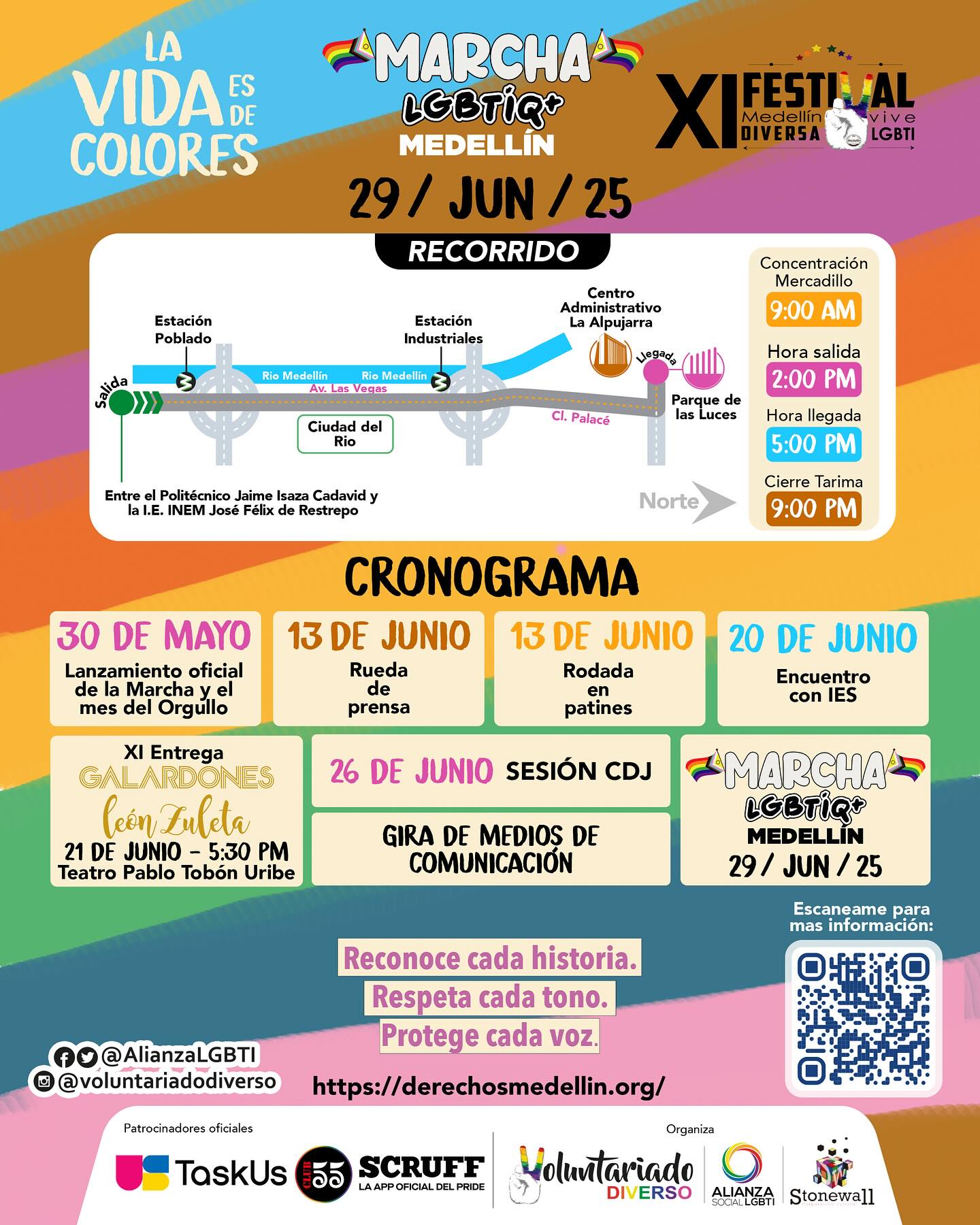 Marcha LGBTIQ+ Medellin 2025