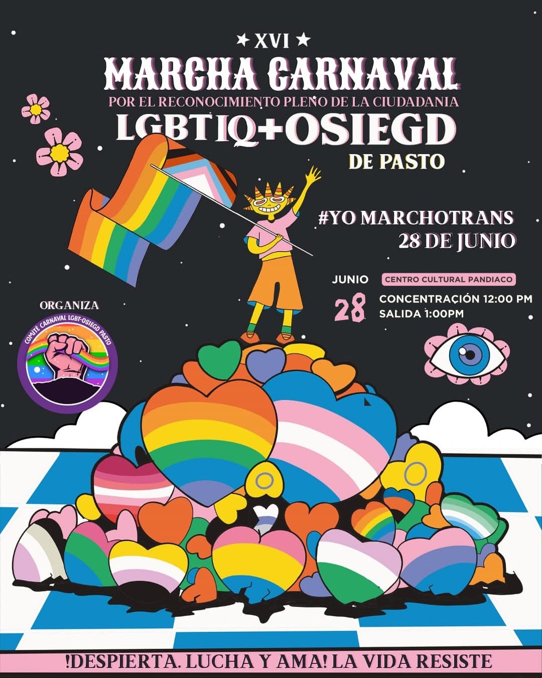 16º Carnaval Por El Reconocimiento Pleno De La Ciudadania Plena LGBT-OSIGD De Pasto 2025