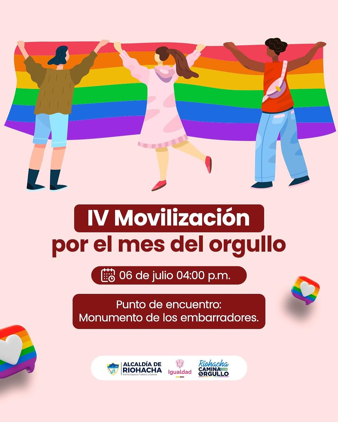 4ª Marcha del Orgullo LGBTIQ+ Riohacha 2025