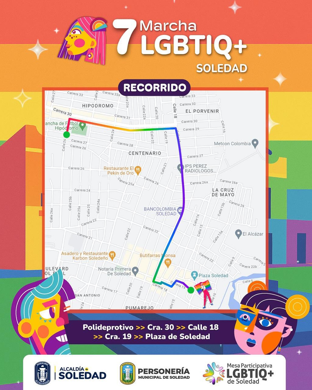 7ª Marcha LGBTIQ+ Soledad 2025