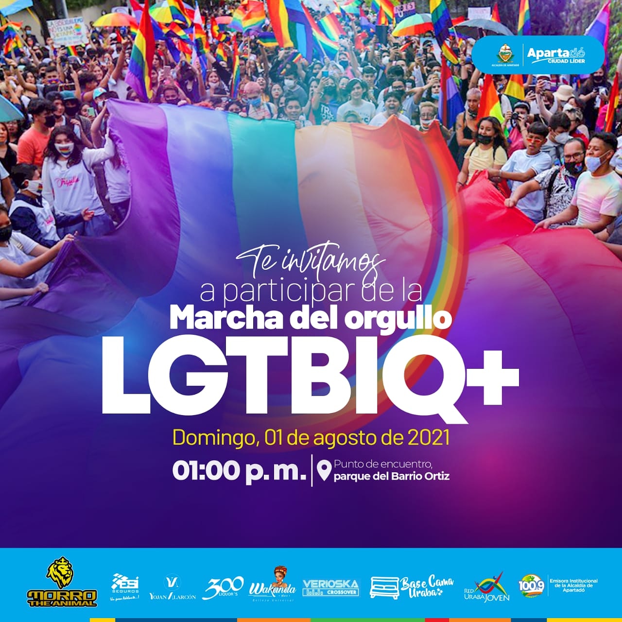  6 Marcha Del Orgullo LGTBIQ+ Apartad 2021 [APARTAD] 