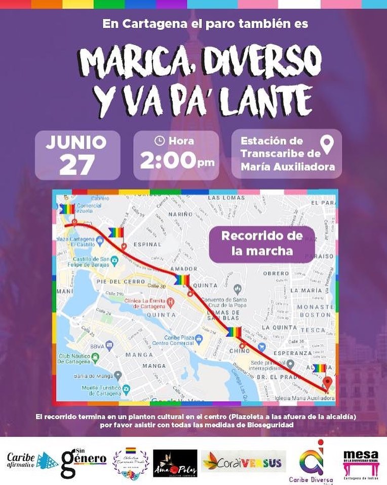  1 Marcha Del Orgullo LGBTIQ+ - Cartagena 2021 [CARTAGENA] 