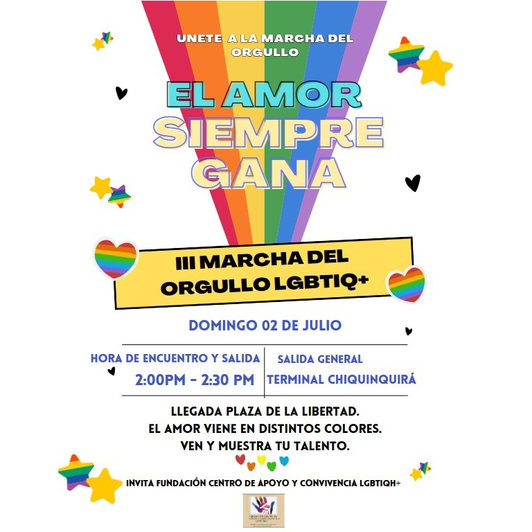 3ª Marcha Del Orgullo LGBTIQ+ Chiquinquirá 2023