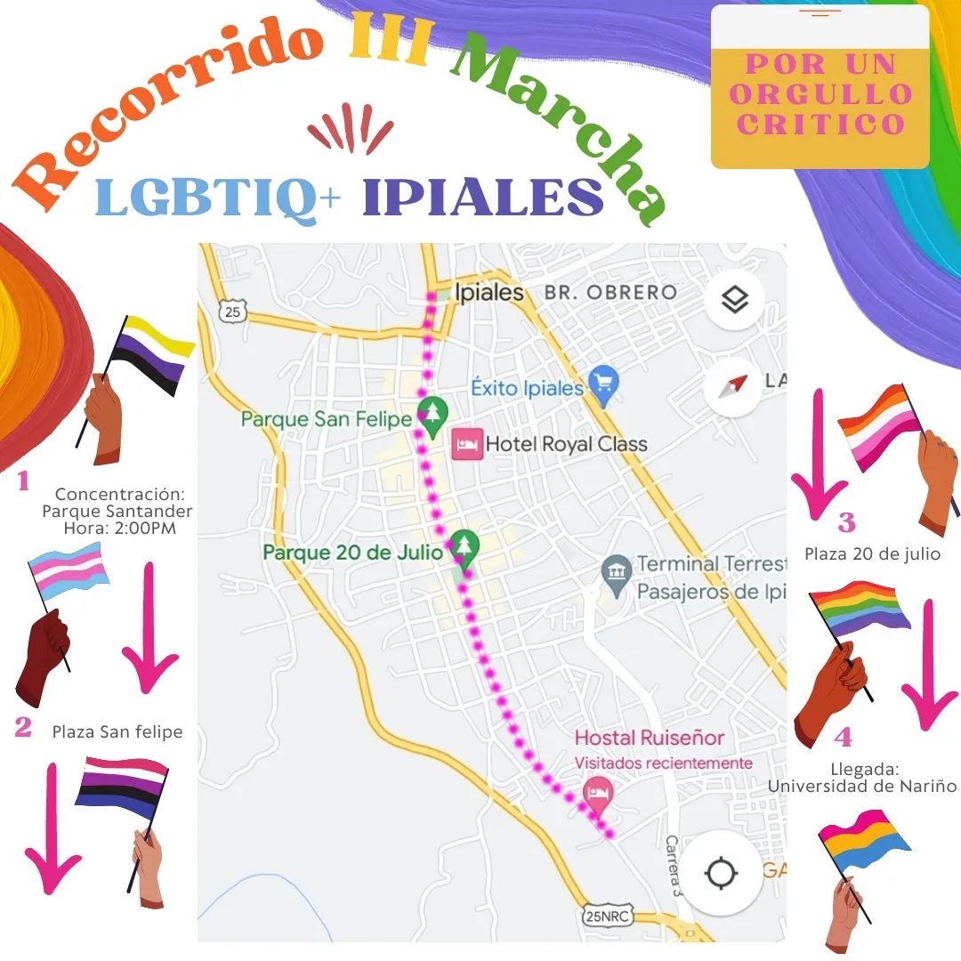 3ª Marcha por la Dignidad del Orgullo LGBTIQ+ Ipiales 2023