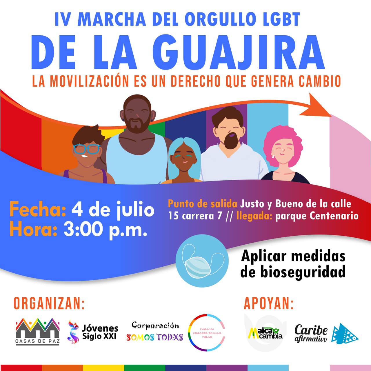  4 Marcha Del Orgullo LGBT De La Guajira [MAICAO] 
