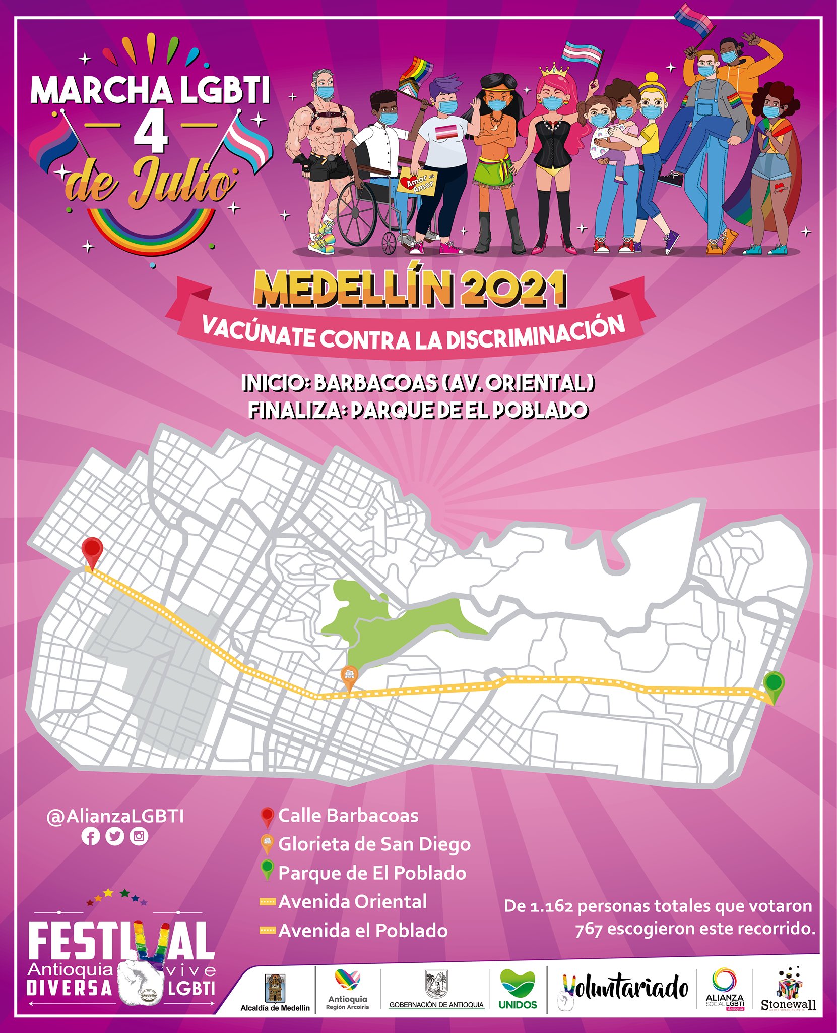  Marcha Por Los Derechos Y El Orgullo LGBTI - Medellin 2021 [MEDELLN] 