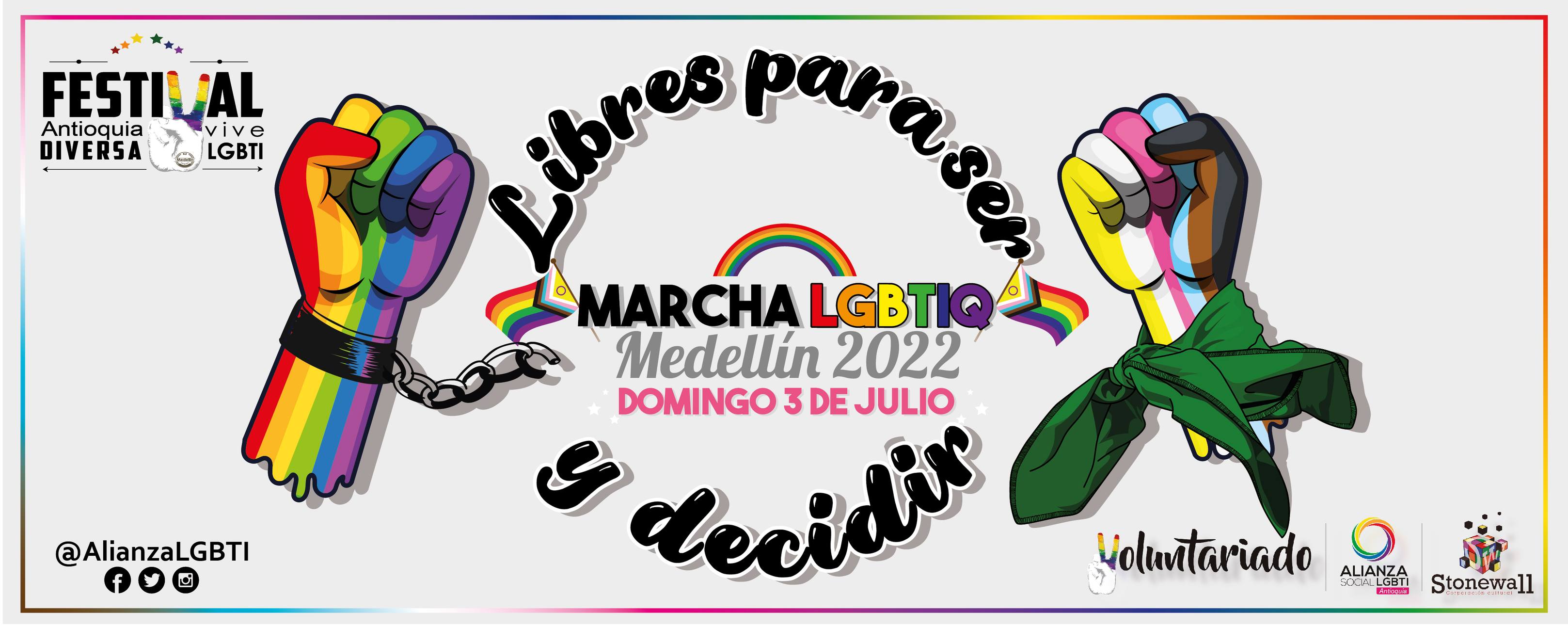 Marcha LGBTIQ Medellin 2022