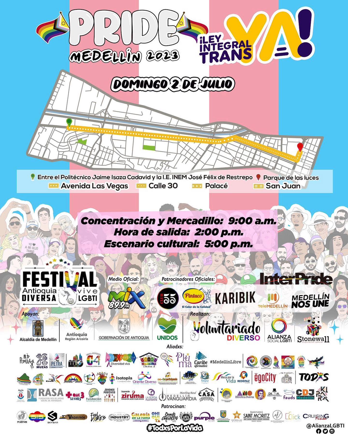  Marcha LGBTIQ Medellin 2023