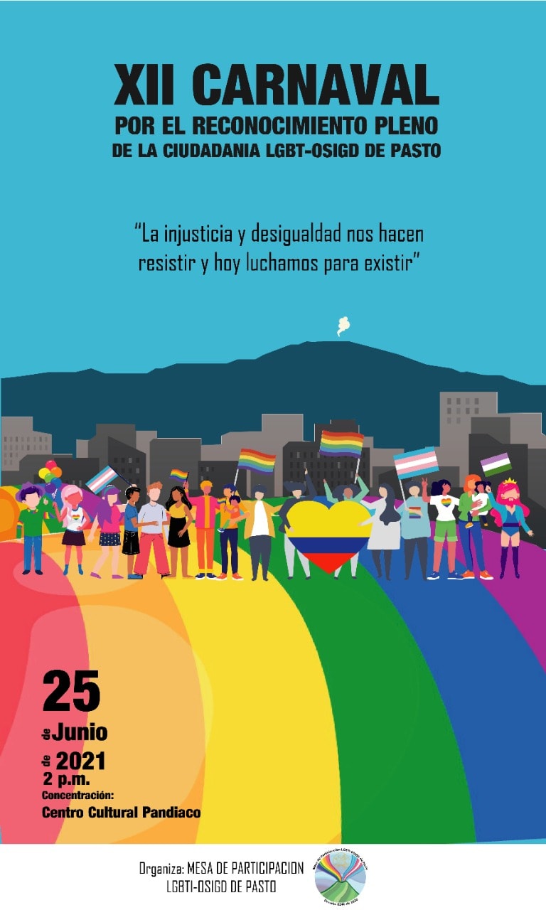  12 Carnaval Por El Reconocimiento Pleno De La Ciudadania Plena LGBT-OSIGD De Pasto 2021 [PASTO] 