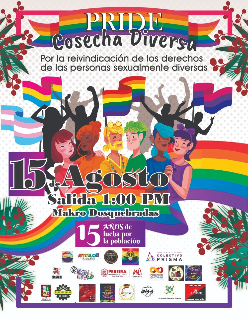  15 Desfile De La Diversidad Sexual - Pride Cosecha Diversa 2021 Risaralda [PEREIRA] 