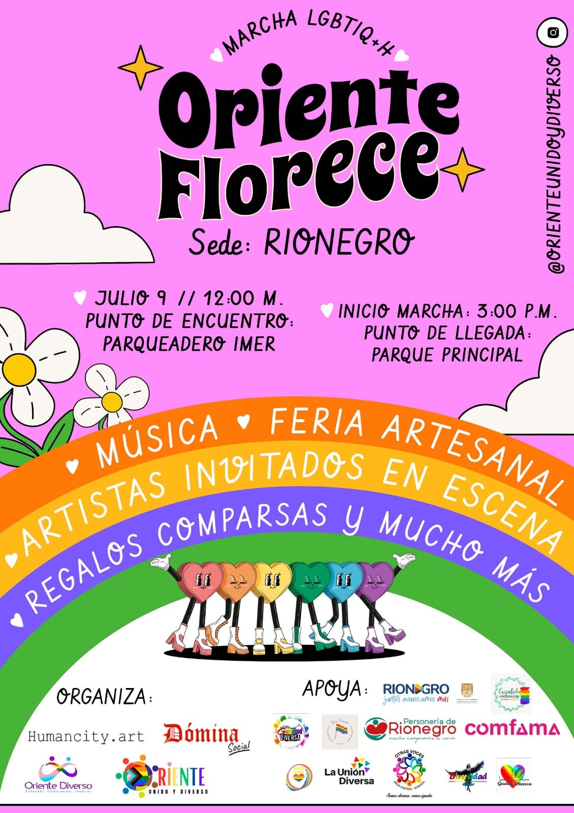  Marcha LGBTIQ+H Rionegro 2023 Oriente Florece