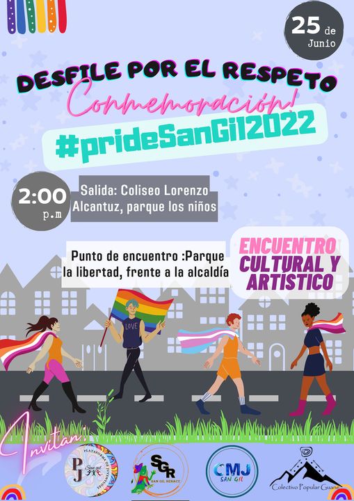  Desfile Por El Respeto Conmemoracion Pride San Gil 2022 [SAN GIL] 