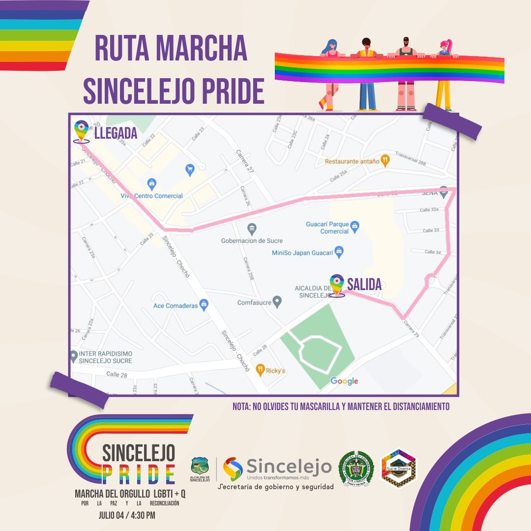  Sincelejo Pride 2021 - Marcha Del Orgullo LGBTIQ+  [SINCELEJO] 