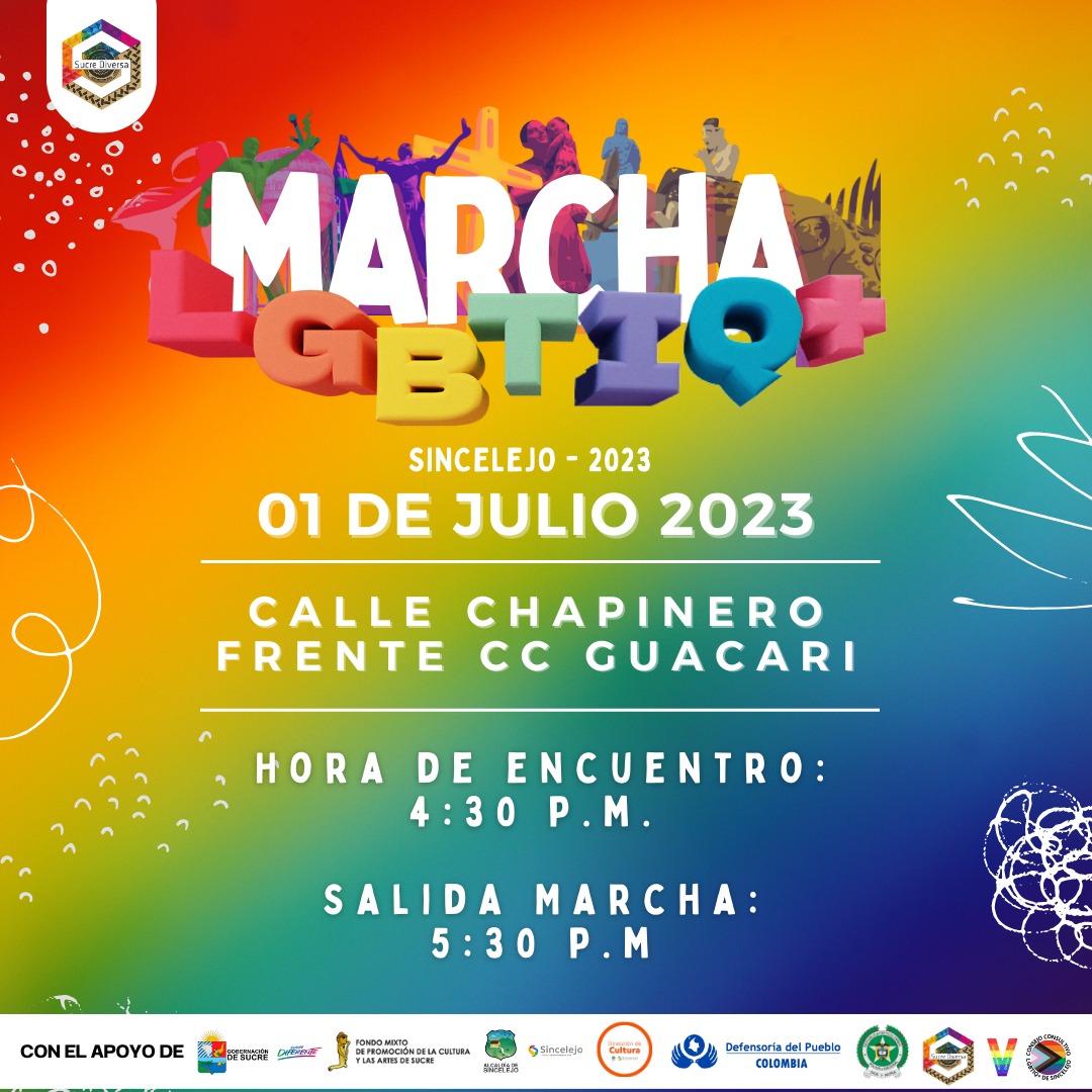 Marcha LGBTIQ+ Sincelejo 2023
