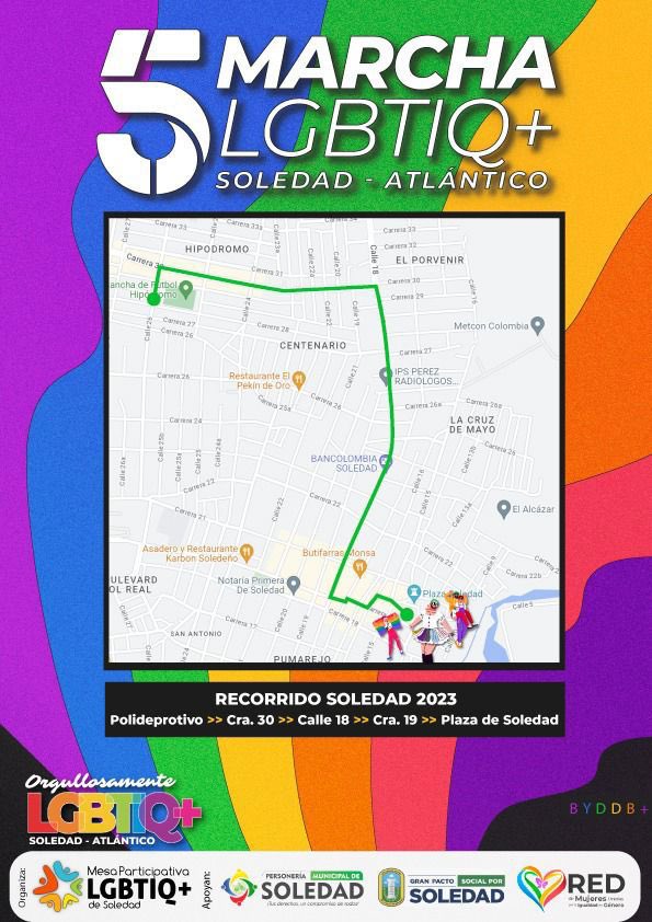 5ª Marcha LGBTIQ+ Soledad 2023