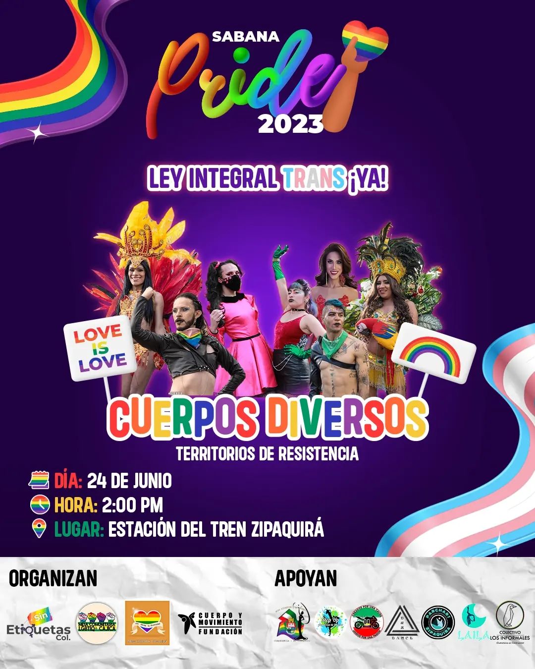 Sabana Pride 2023 - 3ª Marcha LGBTIQ+ Zipaquirá 2023