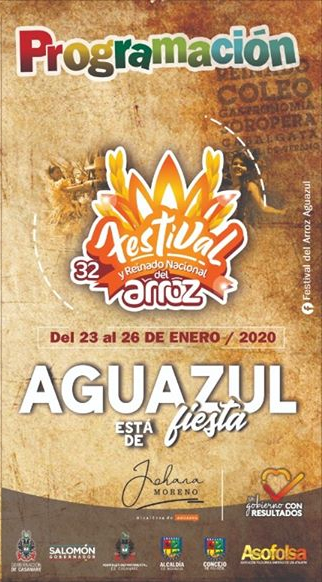  Festival Folclrico Y Reinado Internacional Del Arroz 2020 [AGUAZUL] 