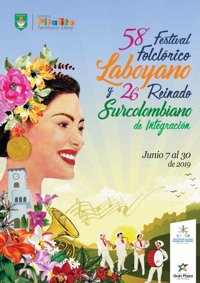  Festival Folclrico Laboyano Y Reinado Surcolombiano De Integracion 2019 [PITALITO] 