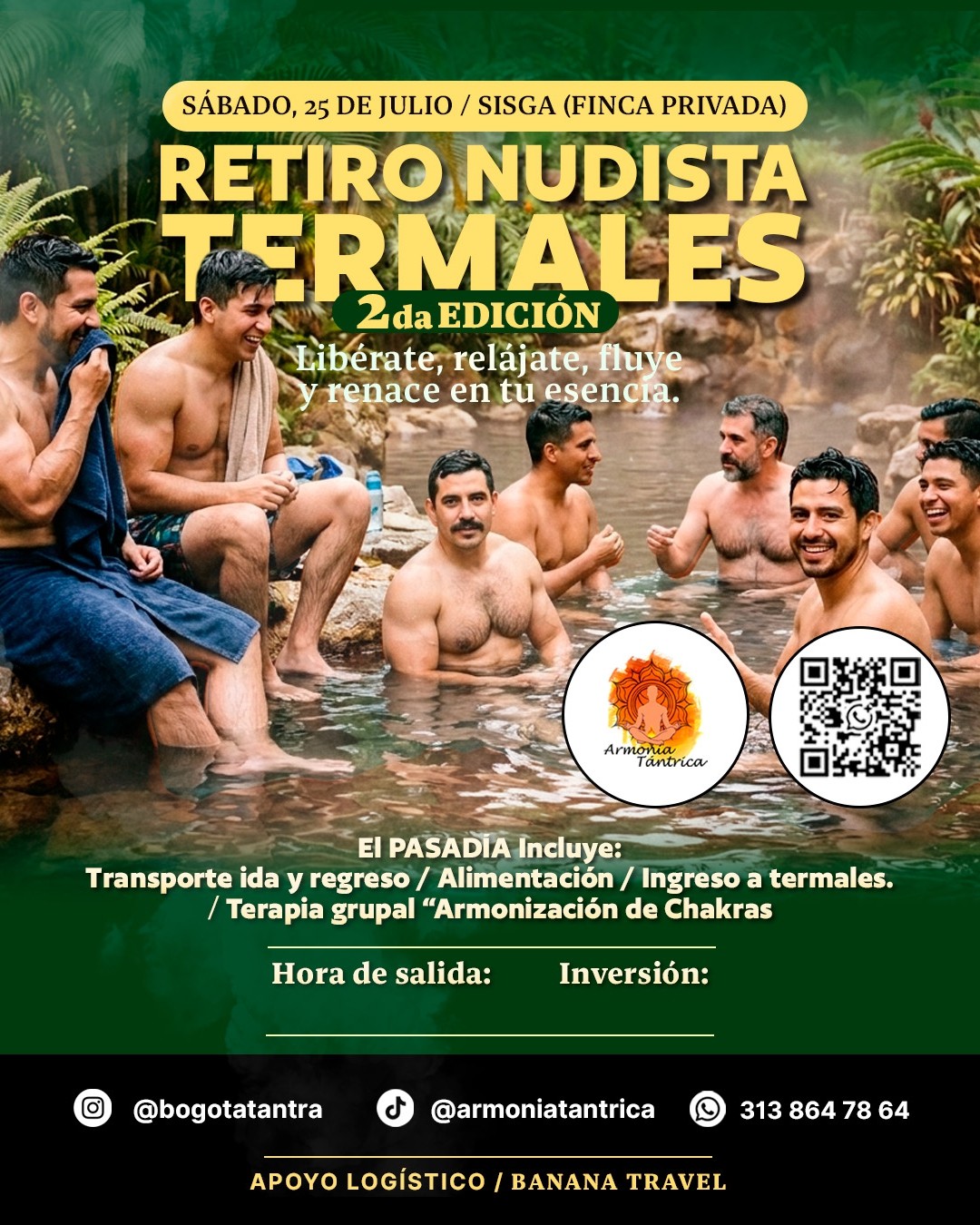 RETIRO NUDISTA TERMALES · 2� Edici�n en BOGOT�